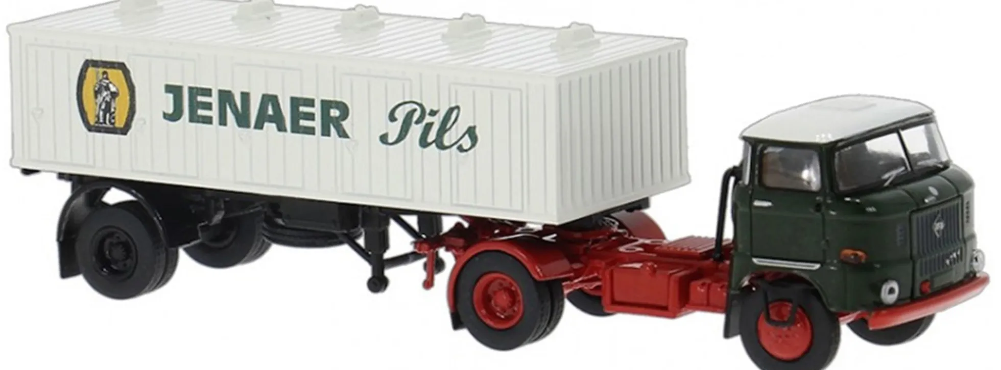 BREKINA 71220 IFA W50 Biertanksattelzug Jenaer Pils 1965 LKW-Modell 1:87