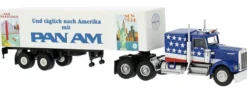 BREKINA 86264 Kenworth Koffer-Sattelzug 1974 PanAm | LKW-Modell 1:87