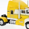 BREKINA 85927 Kenworth T600 Solozugmaschine 3achsig 1984 gelb weiss LKW-Modell 1:87