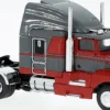 BREKINA 85933 Kenworth T600 Solozugmaschine 3achs 1984 grau rot LKW-Modell 1:87