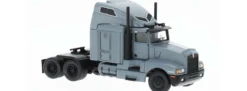 BREKINA 85928 Kenworth T600 Solozugmaschine 3achsig 1984 matt grau LKW-Modell 1:87
