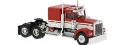 BREKINA 86251 Kenworth W900 Sattelzugmaschine rot/weiß 1977 | LKW-Modell 1:87