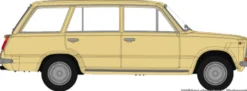 BREKINA 27267 Lada 2102 Kombi beige | Modellauto 1:87