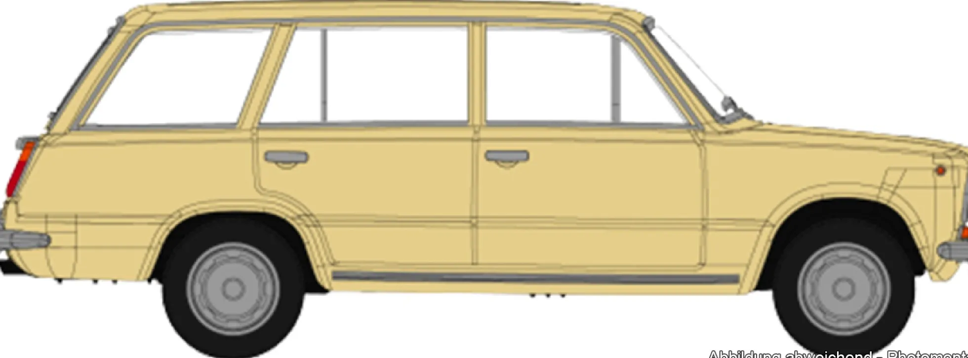 BREKINA 27267 Lada 2102 Kombi beige | Modellauto 1:87