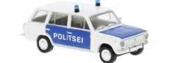 BREKINA 27275 Lada 2102 Kombi weiß/blau Politsei | Blaulichtmodell 1:87