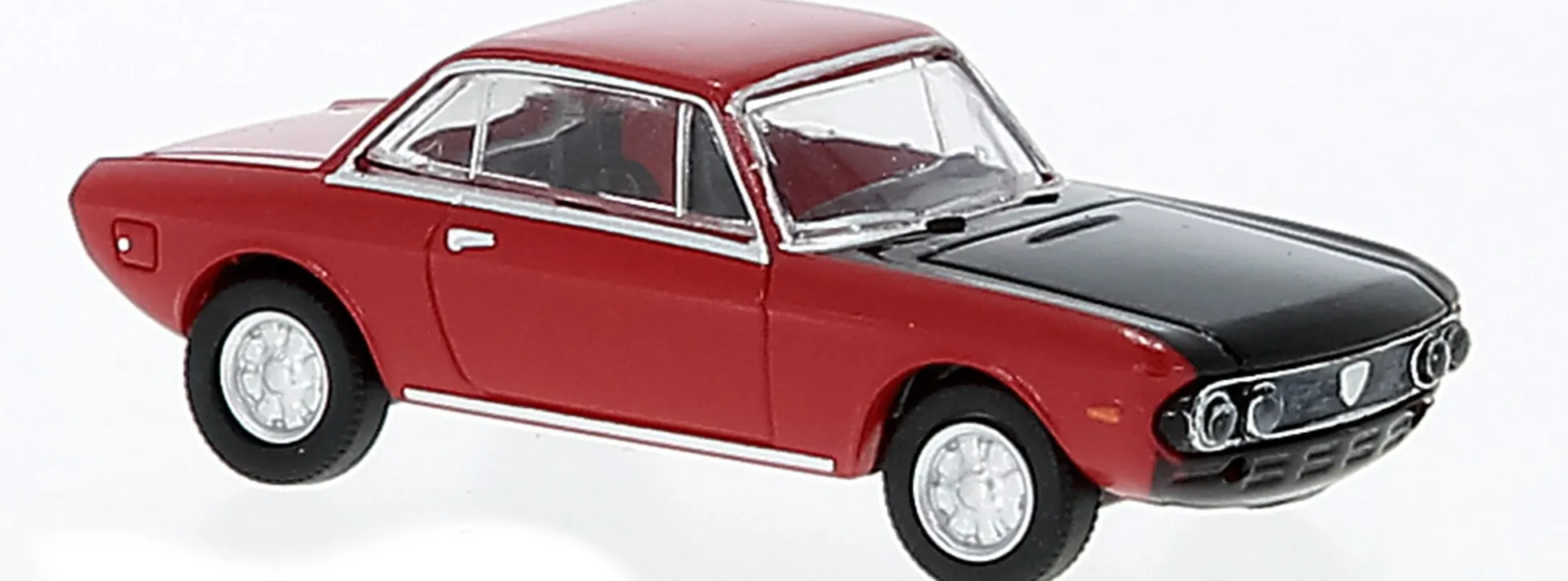 BREKINA 29630 Lancia Fulvia Coupe 1970 rot schwarze Haube Automodell 1:87