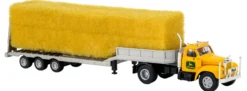 BREKINA 85984 Mack B 61 gelb/weiß Tieflade-SZ | LKW-Modell 1:87