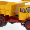 BREKINA 83300 Magirus Jupiter 6x6 KipperLKW 3achsig 1960 gelb LKW-Modell 1:87