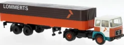 BREKINA 78162 MAN F7 PritschePlaneSattelzug Lommerts 1970 LKW-Modell 1:87