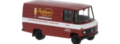 BREKINA 36863 MB L 406 D Kasten Begro/Radeberger rot/weiß | LKW-Modell 1:87