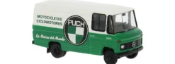 BREKINA 36858 MB L 406 D Kasten Puch weiß/grün | LKW-Modell 1:87