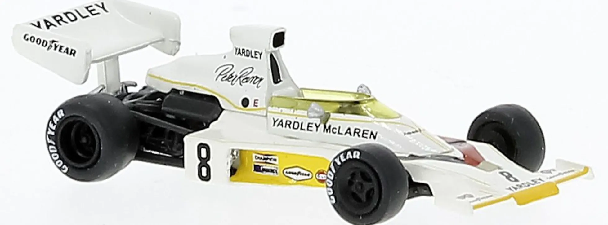 BREKINA 22955 McLaren M23 Yardley Peter Revson 1973 Automodell 1:87