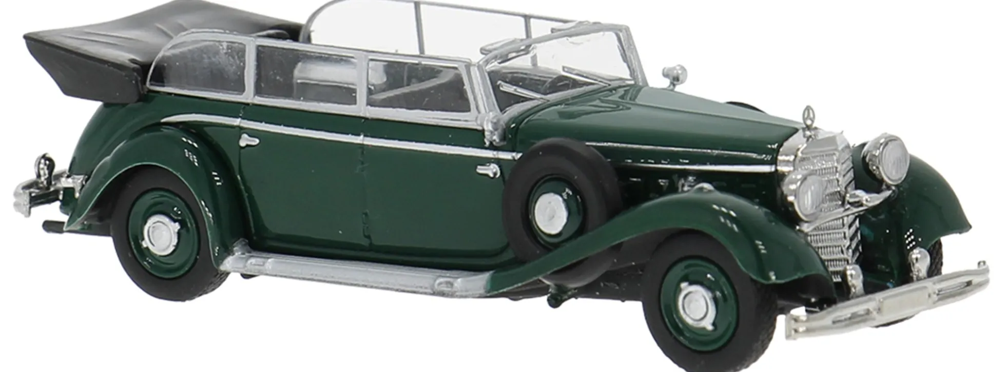 BREKINA 21056 Mercedes-Benz 770K dunkelgrün von Gustav Krupp | Modellauto 1:87