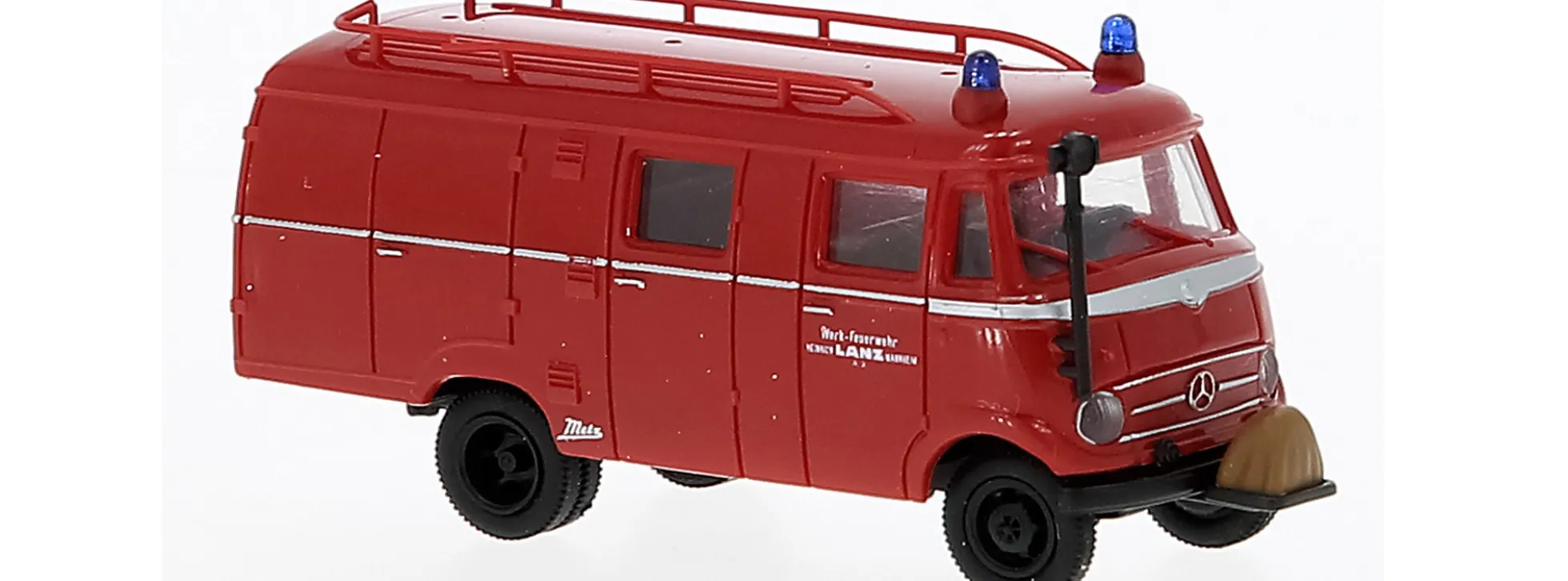 BREKINA 36612 Mercedes-Benz L319 LF8 Werkfeuerwehr Lanz 1956 Blaulichtmodell 1:87