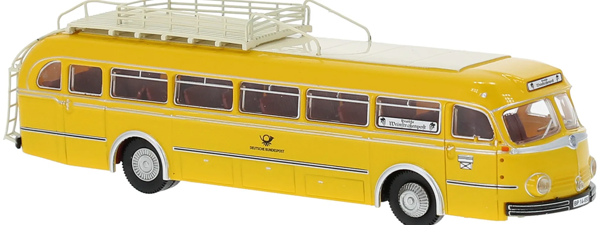 BREKINA 50519 Mercedes-Benz O6600H Reisebus Deutsche Bundespost 1953 Busmodell 1:87