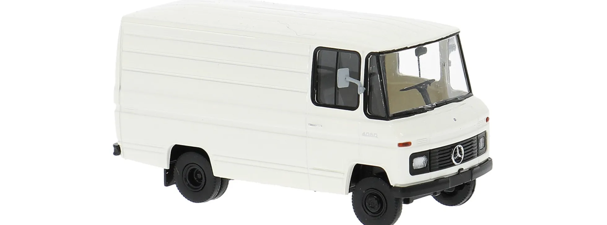 BREKINA 36852 Mercedes L406D Kasten weiß 1967 | Modellauto 1:87