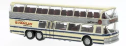 BREKINA 58295 Neoplan NH22 Skyliner Doppeldecker Reisebüro Stählin Freiburg 1967 Busmodell 1:87