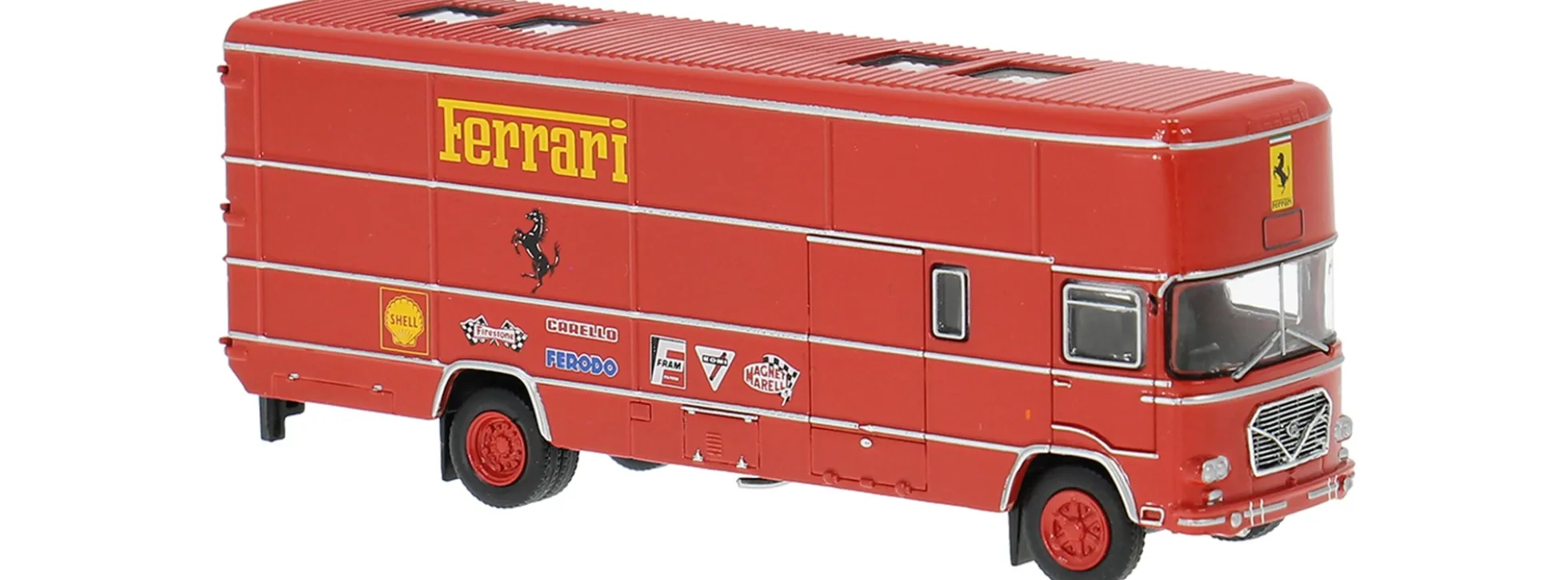BREKINA 58650 OM 150 Rolfo Ferrari Renntransporter | LKW-Modell 1:87