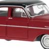 BREKINA 20887 Opel Kapitän 1956 - dunkelrot | Modellauto 1:87