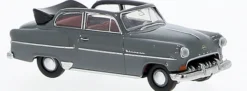 BREKINA 20250 Opel Olympia Cabriolimousine grau 1954 Automodell 1:87