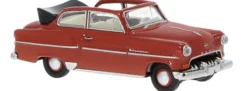 BREKINA 20251 Opel Olympia Rekord Cabrio offen hellrot 1954 | Modellauto 1:87