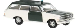 BREKINA 20474 Opel Rekord A Caravan Polizei | Blaulichtmodell 1:87