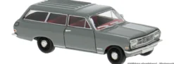 BREKINA 20477 Opel Rekord B Caravan grau | Modellauto 1:87