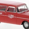 BREKINA 20139 Opel Rekord P2 Caravan Metz Kundendienst Feuerwehrgerätefabrik 1960 Automodell 1:87