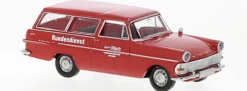 BREKINA 20139 Opel Rekord P2 Caravan Metz Kundendienst Feuerwehrgerätefabrik 1960 Automodell 1:87