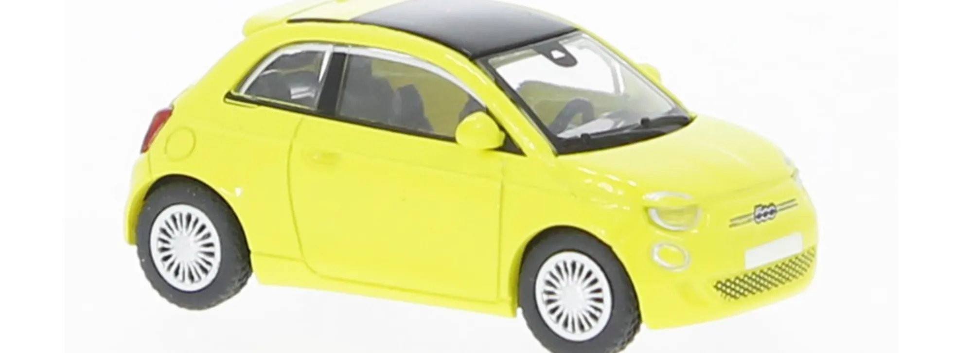 BREKINA PCX870562 Fiat 500e 2020 gelb Automodell 1:87