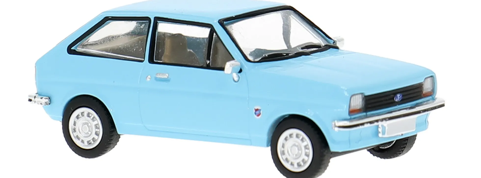 BREKINA PCX870768 Ford Fiesta MK I hellblau 1975 Automodell 1:87