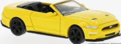 BREKINA PCX870566 Ford Mustang VI Cabriolet gelb | Modellauto 1:87