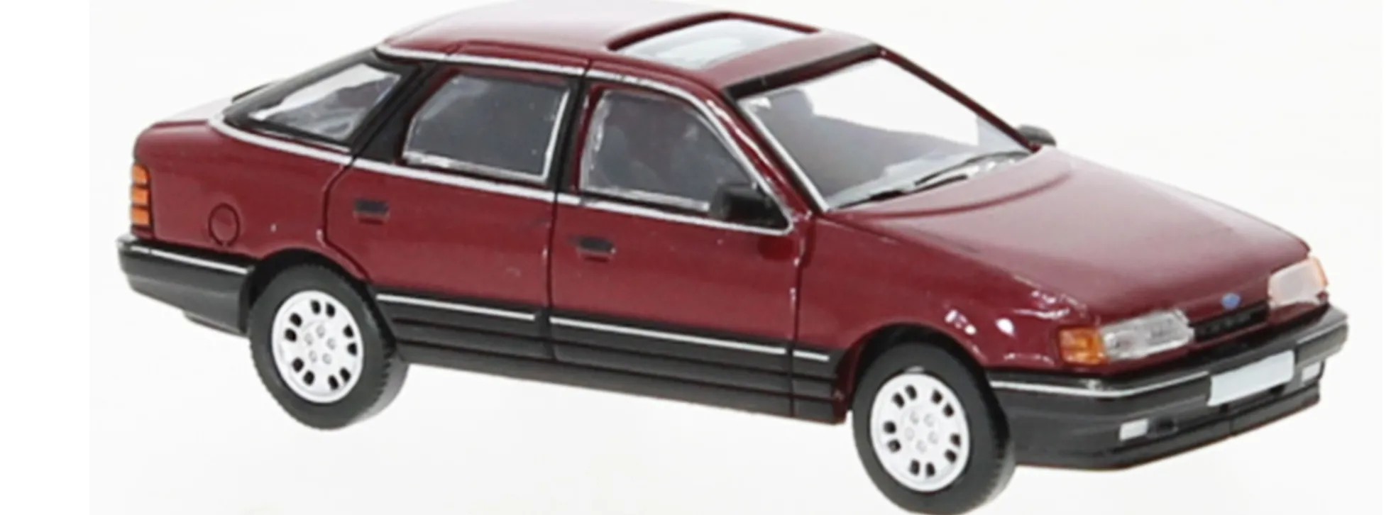 BREKINA PCX870458 Ford Scorpio 1985 dunkelrotmetallic Automodell 1:87