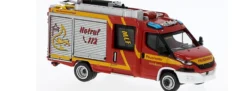 BREKINA PCX870550 Iveco Magirus Daily MLF 2021 Feuerwehr Leonberg Blaulichtmodell 1:87