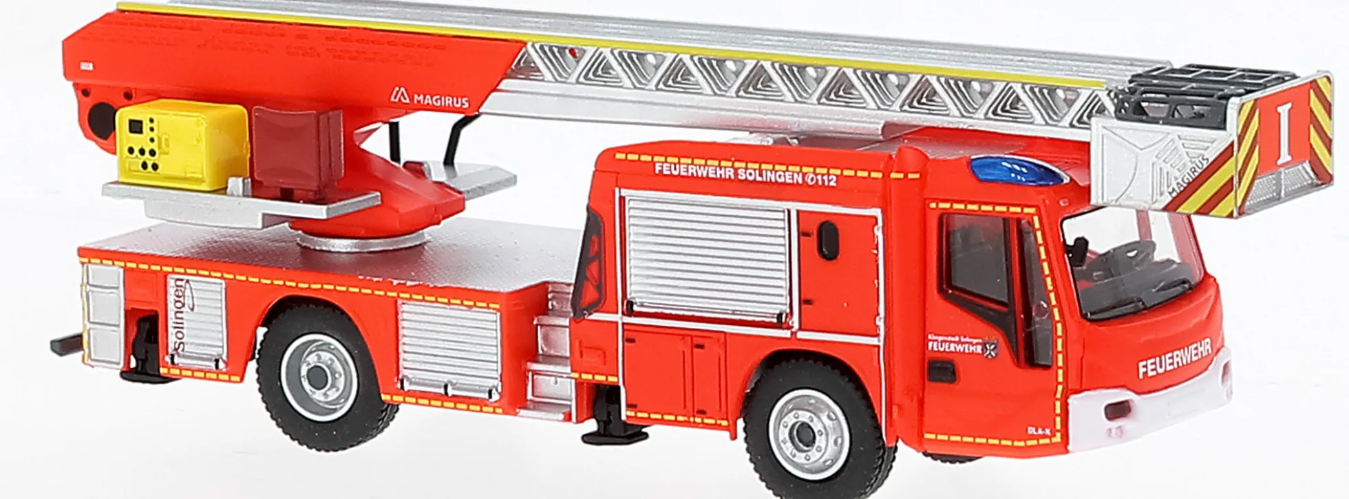 BREKINA PCX871073 Iveco Magirus DLK M32L NB 2021 Feuerwehr Solingen Blaulichtmodell 1:87