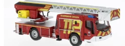 BREKINA PCX871080 Iveco Magirus Drehleiter M32L NB 2021 Feuerwehr Siegen Blaulichtmodell 1:87