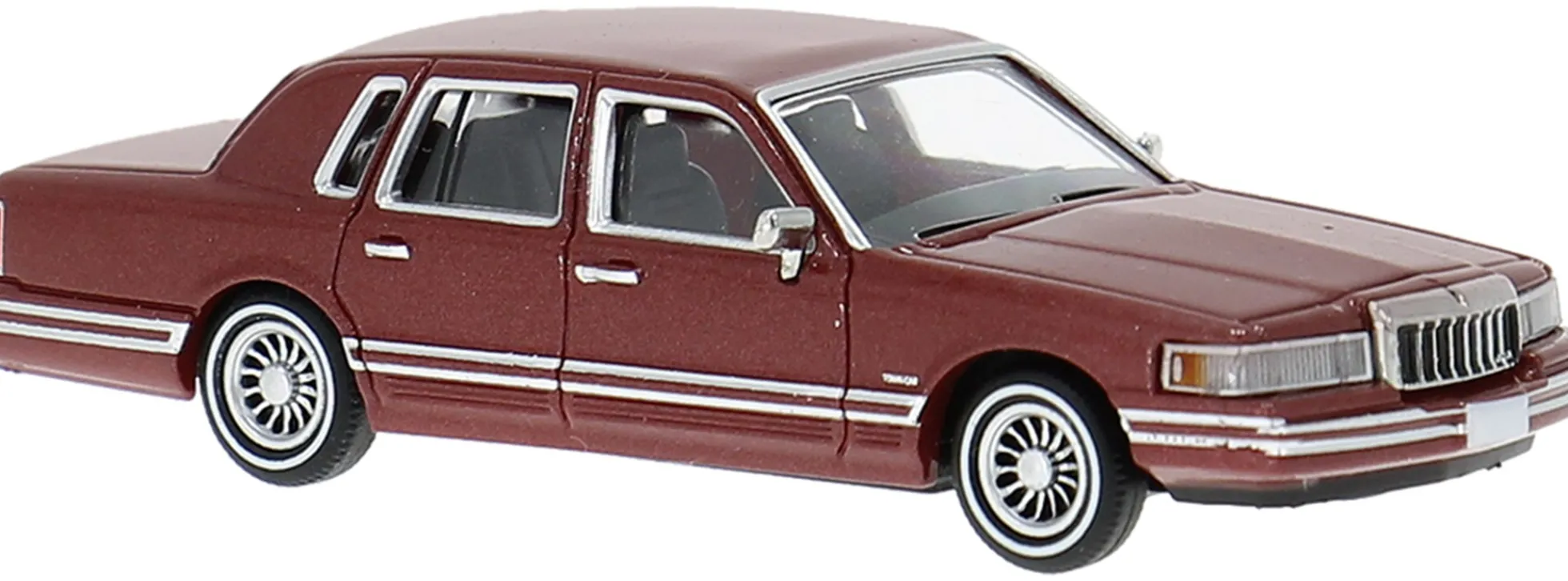 BREKINA PCX870909 Lincoln Town Car 1991 - dunkelrot | Modellauto 1:87