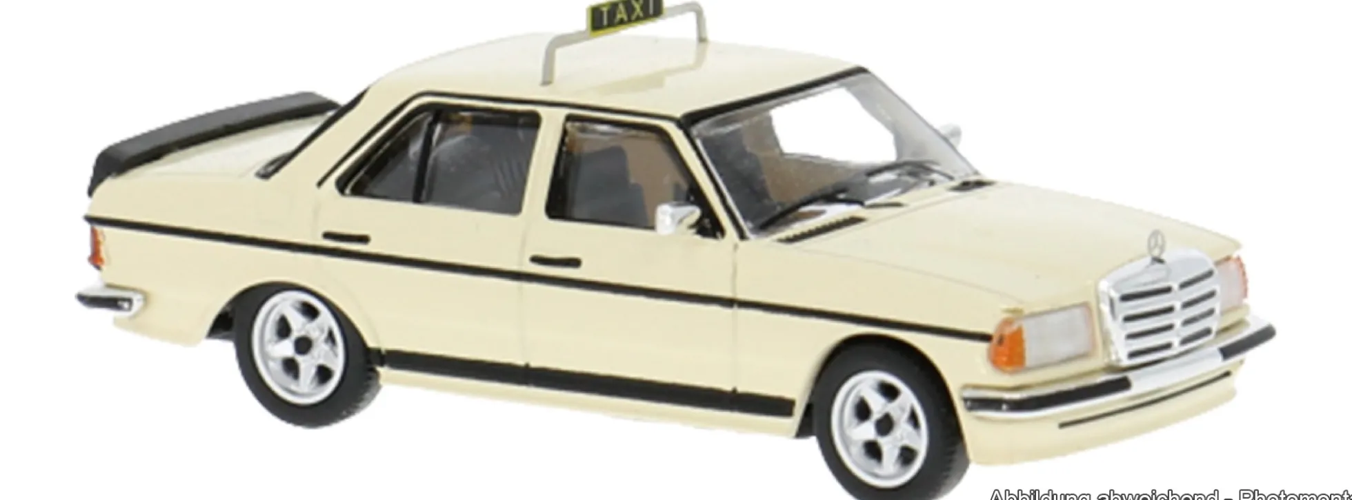 BREKINA PCX871563 Mercedes W123 AMG Taxi | Modellauto 1:87