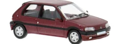BREKINA PCX870750 Peugeot 106 XSI 1991 - dunkelrot | Modellauto 1:87