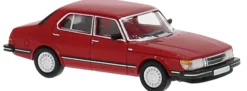 BREKINA PCX870756 Saab 900 Limousine 1981 rot Automodell 1:87