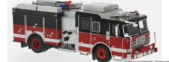 BREKINA PCX870846 Seagrave Attacker rot schwarz | Blaulichtmodell 1:87