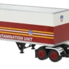 BREKINA 85722 Peterbilt 359 Koffer-Sattelzug rot/weiß FDNY | LKW-Modell 1:87