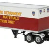 BREKINA 85721 Peterbilt 359 Koffersattelzug FDNY | LKW-Modell 1:87