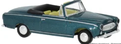 BREKINA 29160 Peugeot 403 Cabrio türkisgrün | Modellauto 1:87