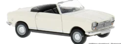 BREKINA 29176 Peugeot 204 Cabrio weiß | Modellauto 1:87