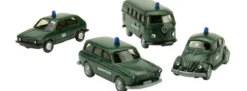 BREKINA-PMS 252854 4-tlg. Set Wiking PMS Edition Deutsche Bundesbahn Nr. 10 | Blaulichtmodelle 1:87