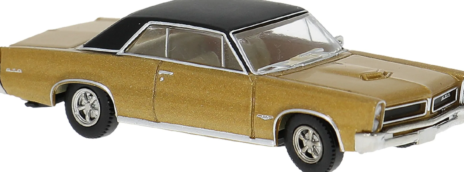BREKINA 18104 Pontiac GTO Coupe gold/schwarz | Modellauto 1:87