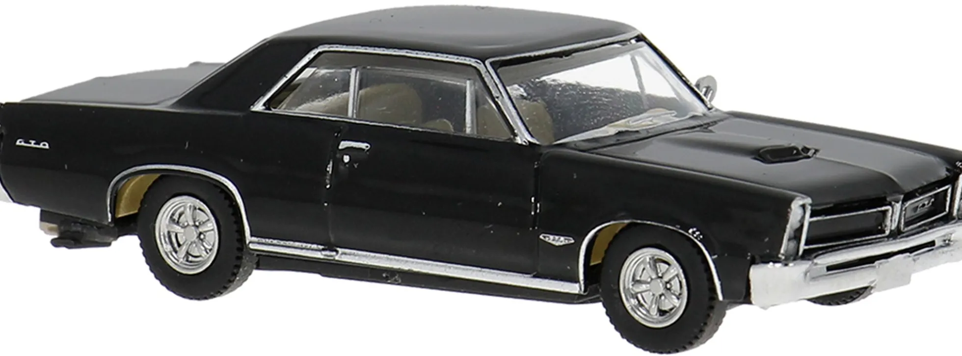BREKINA 18100 Pontiac GTO Coupe 1965 - schwarz | Modellauto 1:87