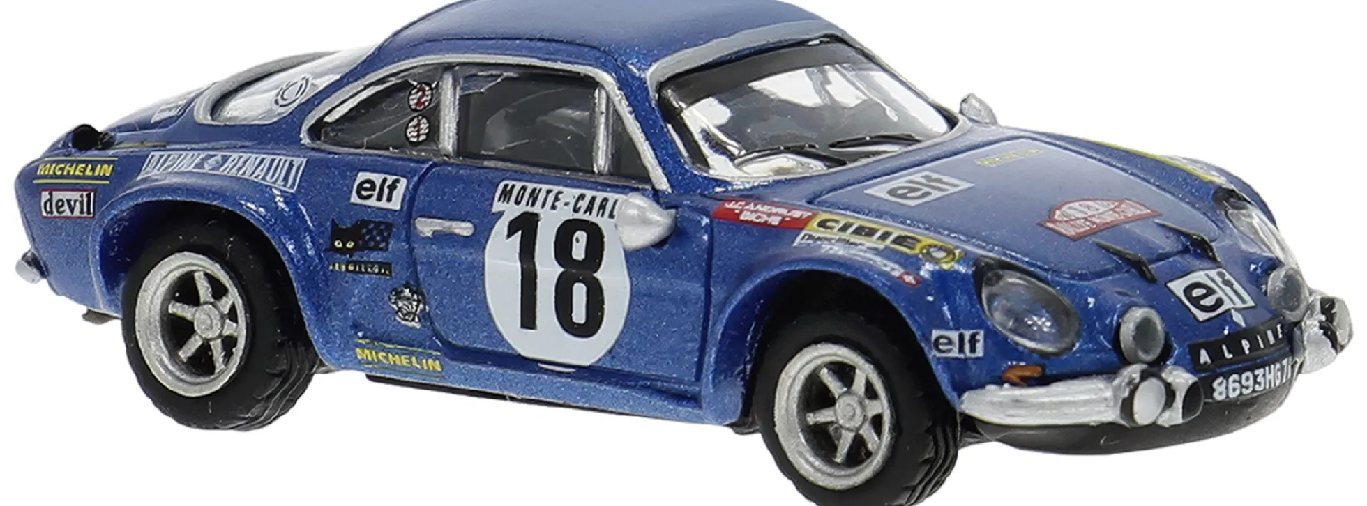 BREKINA 14543 Renault Alpine A110 Rally Monte Carlo | Modellauto 1:87