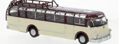 BREKINA 58065 Saurer 5 GVF-U 1951 dunkelrot und beige Busmodell 1:87